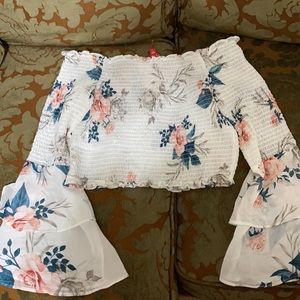 Guess flower shirt
